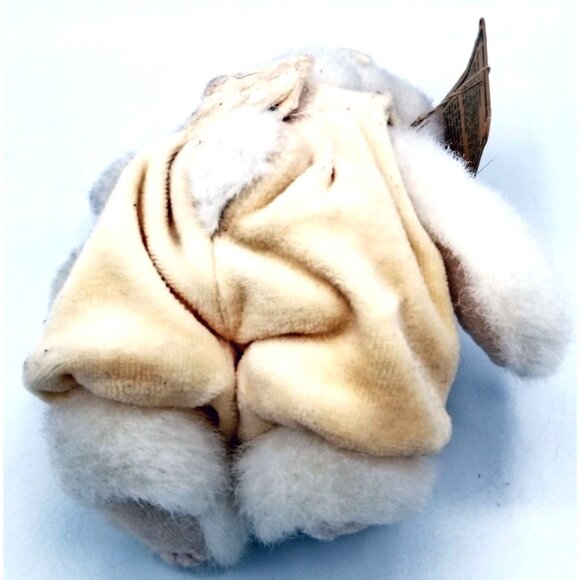 Boyds Bears Libby Lapinette White Bunny Plush Hat Jumper 6 Inch Animal Spring - Picture 15 of 15